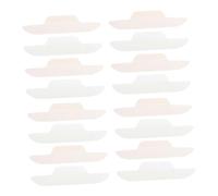 Lurrose Coussinet Anti-transpiration Jetable pour Col en Tissu Non Tissé Absorbant la Sueur, Forme Incurvée, Étanche, 24 Pièces pour Rendez-vous Intimes et Discours Publics