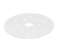 Lurrose Couvercle Rond en Acrylique Léger et Facile d'entretien pour Aquarium et Bocal à Poissons, Protection Transparente Les Sauts de Poissons