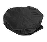 Lurrose Couverture de Barbecue Multi-Usage Ronde 85X40 CM en Tissu Oxford Imperméable Noire, Protection Pratique pour Barbecue Extérieur