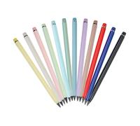 Lurrose Crayons à Dessin Éternels du Temps de Taille en Plastique Lot de 12 Design Créatif, Écriture Solide sans Encre pour Débutants et Artistes