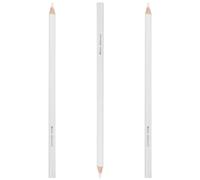 Lurrose Crayons de Fusain Blanc pour Artistes 3 Pièces en Bois et Graphite, pour Ajouter des Reflets sur Papier Foncé ou Teinté, pour Dessin et Croquis
