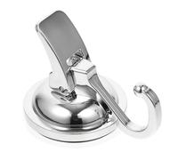 Lurrose Crochet à Ventouse Réutilisable sans Perçage Crochet Mural Puissant en Plastique Argenté Support pour Salle de Bain Cuisine pour Surfaces Lisses Lot Polyvalent pour Rangement