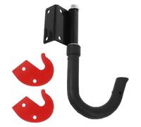 Lurrose Crochet de Toit pour Échelle Extensible en Fer 3 Pièces, Accessoires Robustes Antichute pour Escaliers Extérieurs et Grenier, Stabilisateur D’échelle Sécurisé et Réglable