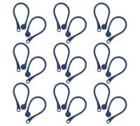 Lurrose Crochets D’Oreille Antidérapants Bleus pour Écouteurs sans Fil, 20 Paires, Accessoires Sport Compatibles avec Écouteurs sans Fil Populaires, Maintien Sécurisé pour