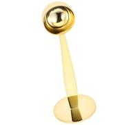 Lurrose Cuillère à Mesurer Café Inox avec Presse Fond pour Poudre et Expresso Cuillère Doseuse Multifonction pour Café Lait Épices et Thé Ustensile Cuisine et Pratique