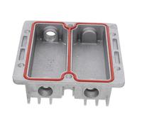 Lurrose Culasse de Compresseur D'air Silencieuse en Aluminium, Accessoire de Remplacement Compact pour Compresseurs 550/750w, Tête de Pompe Résistante à L'usure, de Bruit, pour Usage