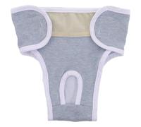 Lurrose Culottes Mensuelles pour Chien en Coton, Culotte Hygiénique Réutilisable Pad Remplaçable, pour Chiennes en Chaleur, 4-7,5kg, Propriétaires d'animaux