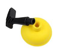 Lurrose Déboucheur D'évier Portable Jaune, Ventouse de Vidange Puissante pour Canalisations Cuisine, Outil de Nettoyage des Toilettes Pratique et Léger pour Débouchage Rapide