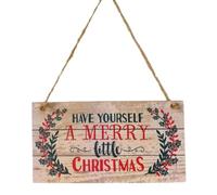 Lurrose Décoration de Porte de 20 X 10 CM, Ornement Suspendu Festif Style Lumineux Bling-Bling, pour Créer Une Ambiance Chaleureuse Maison Pendant Fêtes