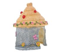 Lurrose Décoration en Résine pour Terrarium Reptiles Et Amphibiens, Maison Cachée Petite Taille, Matériau Résistant Non Décolorant, Aménagement Intérieur Aquarium, Habitat Animaux De Compagnie