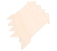 Lurrose Découpes de Flèches en Bois 4 Pièces 40X15X0,2 CM Panneaux Vierges pour Projets de Bricolage et Décoration de Fêtes