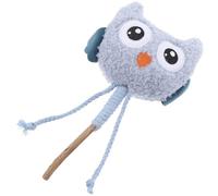 Lurrose Dentaire pour Chat Silvervine Bâtonnet à Mâcher en Peluche Légère Tête d'animal Cartoon pour Jouer Ensemble et Renforcer Le Lien Votre Chat