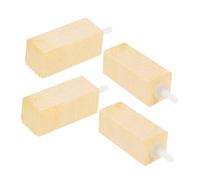 Lurrose Diffuseur à Bulles en Bois 4 Pièces pour Aquarium d'eau Douce, Augmente L'oxygène et Améliore l'environnement de Vie en Aquaculture