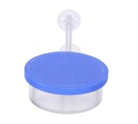 Lurrose Diffuseur Air Aquarium avec Pierre à Bulles Silencieuse Diffuseur Oxygène Bleu Grand Format avec Ventouse pour Aquariums Effet Brume Décorative pour Poissons et Plantes Aquatiques