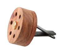 Lurrose Diffuseur Voiture Rituals en Bois Naturel, Diffuseur D'arômes Bois Décoratif pour Voiture Design Simple, pour Parfumer et Embellir L'intérieur