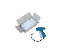 Lurrose Dispositif d'Étiquetage de Prix 12Mm Kit d'Étiquetage avec 5000 Picots Outil d'Étiquetage Solide Plastique pour Vêtements Jouets Bagages