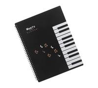 Lurrose dossier de partitions à feuilles mobiles classeur de partitions musicales Flip Marching Band Music Files Holder reliure de chœur dossier à retourner pp
