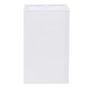 Lurrose E27 Abat- Jour Carré Lumière Couverture Tissu Ombre Lampe de Table Et Le Lampadaire Blanc