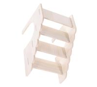 Lurrose Échelle Bois pour Petits Animaux Escalade Sécurisé pour Hamster Cochon Souris et Gerbille Surface Polie sans Éclats pour Cage et Aire de Jeu