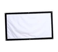 Lurrose Écran De Projection Portable Rideau De Projection Pliable Écran De Projecteur pour Home Cinéma Et Événements Plein Air