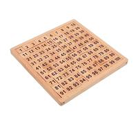 Lurrose Éducatif Bois pour Mathématiques Tableau de Compte Montessori Apprentissage Ludique des Chiffres pour Développe Coordination Main Œil et Compétences Mathématiques