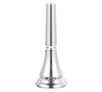 Lurrose Embouchure de Cor en Cuivre Argenté Son Clair et Ton Doux, Accessoire Créatif pour Débutants et Joueurs Intermédiaires