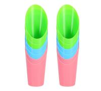 Lurrose Ensemble de 12 Pelles à Terre en Plastique pour Plantes Succulentes, Mini Outils de Jardinage Colorés, Pelles à Terreau Compactes pour Micro-paysages et Rempotage D’intérieur