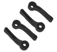 Lurrose Ensemble de 4 Leviers de Réglage pour Tondeuse Électrique 8148/8591, Pièces de Rechange en Plastique Solide Noir, Levier Conique Antidérapant pour Coupe de Cheveux Précise