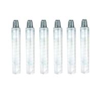 Lurrose Ensemble de 6 Pinces à Craie en Plastique sans Poussière, Réglables pour Garçon et Filles, Protection Contre la Casse et Rangement Pratique pour L'école la Maison