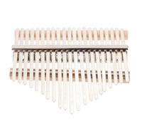 Lurrose Ensemble de Piano à Pouces Soi-même 21 Tons en Matériau Synthétique, Accessoires de Remplacement pour Kalimba, pour Apprentissage et Assemblage