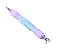 Lurrose Ensemble d'outils de peinture diamant Stylos de strass de bricolage stylo de peinture strass outil de nail art alliage métallique