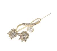 Lurrose Épingle Fleur de Rose en Alliage de Zinc pour Femmes, Design Élégant et Unique, Fixation Rapide, pour Mariage et Occasions Diverses