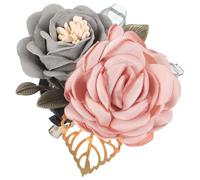 Lurrose Épingle pour Robe de Soirée en Fil de Soie, Décoration Élégante et Glamour pour Femmes, Accessoire pour Mariage et Cérémonie Formelle