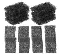 Lurrose Éponge de Maquillage Professionnelle Noire 16 Pcs 4x6x1 Cm pour Cicatrices et Plaies, Éponge Dense à Effets Spéciaux, Outil D’estompage pour Maquillage Halloween et Visage