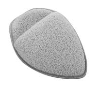 Lurrose Éponge Exfoliante Visage Gris en Polyuréthane Hydrophile, Disques Nettoyants Doux pour Soins du Visage, Éponges à Maquillage pour Nettoyage Précis des Zones Sensibles, Outils