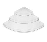 Lurrose Étagère Acrylique Transparente Niveaux Organisateur Cosmétiques Vernis Ongles Parfum Présentoir Stable Multifonction pour Bureau et Maison