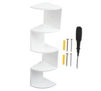 Lurrose Étagère Murale Bois Couches Créative Rangement Mural Robuste Support de Stockage Multifonction pour Maison et Bureau Économie Espace et Décoration Murale Élégante