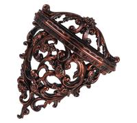 Lurrose Étagère Murale Flottante Multifonction en Métal Haute Résistance, Support de Rangement Compact de Style Européen, Organisateur Mural Décoratif pour Salon et Maison, Support