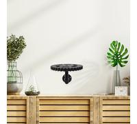 Lurrose Étagères murales industrielles en tuyaux : étagère Flottante au Design Steampunk pour Salon, étagère de Rangement Murale pour Cuisine, étagère de Rangement décorative en Fonte