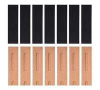 Lurrose Étui à Stylos en Kraft Pliable 30 Pièces, Pochette de Rangement Légère pour Bureau et École, Format Compact Noir et Kraft, Pratique pour Étudiants et Employés Style Aléatoire