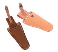 Lurrose Étui pour Sécateurs et Pinces en Cuir de Vachette, Lot de 2, Pochette Suspendue pour Outils de Jardinage, Compatible Taille-Haie et Électricien, Ajustement Précis pour Travaux