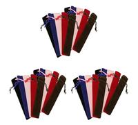 Lurrose Étui Pour Stylo Avec Cordon De Serrage En Flanelle 25 Pièces | Matière: Flanelle, Taille: 17.5X3.5X0.2cm, Couleurs Variées, Étudiants Et Greffiers