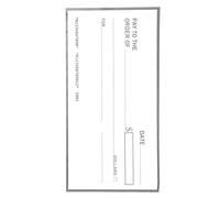 Lurrose Faux Chèque Géant Réutilisable Effaçable à Sec en Papier Couché Blanc Rectangulaire pour Anniversaires et Dons, Accessoire Drôle et Pratique pour Présentations