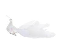 Lurrose Figurine Paon Simulation Décoratif Léger et Modèle de Reconnaissance pour Bureau et Maison