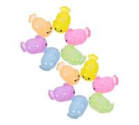 Lurrose Figurines Miniatures Phosphorescentes en Résine 18 Pcs Limaces de Mer Colorées 6 Couleurs X 3 Pcs Ornement Miniature Océan Décoratif DIY pour Aquarium et Intérieur