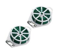 Lurrose Fil Torsadé Jardin 150 M, Lien Souple en Fer et PVC pour Fixation Plantes Grimpantes, Attache de Branche Solide et Flexible, Sangle de Fixation Polyvalente pour Treille et Tuteurs
