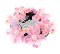 Lurrose Filet à Cheveux Élastique Rose pour Chignon de Ballet, Léger Tissu, Accessoire Élégant pour Performance de Danseuse