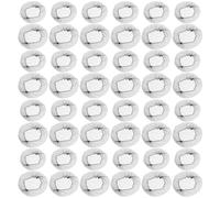 Lurrose Filet à Cheveux Noir Élastique en Nylon Design Simple en Maille, 100 Pièces pour Chignon pour Occasions Formelles et Professionnelles