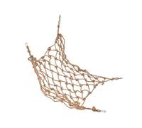 Lurrose Filet Escalade Corde Résistante pour Perroquets avec Crochets Suspendus Exercice pour Inséparables Conures et Perruches Améliore Santé Physique et Mentale