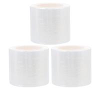 Lurrose Film Plastique Adhésif Transparent Léger Pe pour Tatouage Semi-permanent, Adhérence, 3 Pièces, pour Maquillage des Sourcils et Lèvres Pré-tatouage